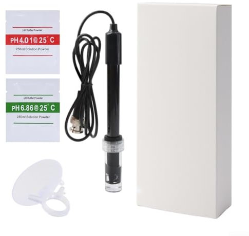 BNC-Anschluss pH-Meter-Elektrode für genaue Messungen in Aquarien und Kulturen (300 cm)