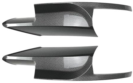 Frontspoiler Lippe Für B&MW 5 Series F10 Für M5 Limousine 2011-2017 Frontstoßstange Seitenspoilerabdeckung Unterer Schutz Splitter Auto Frontspoiler(Carbon Fiber Look)