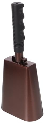 Vaguelly Metallische Handglocke Für Tiere Kuhglocke Mit Griff Für Sportveranstaltungen Und Bauernhof Anfeuern Und Orten Von Tieren