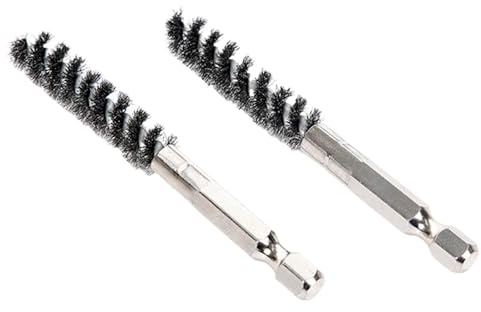 Bollisate Set di 2 spazzole per la pulizia delle mazze da golf, punte per trapano elettrico, strumento di lucidatura in acciaio inox, multifunzionale, per accessori