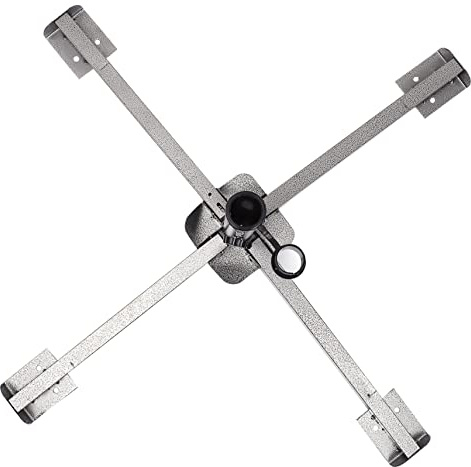 TOYANDONA Support de Parasol Ajustable pour Extérieur Base Croisée Résistante pour Parasol de Plage et Jardin