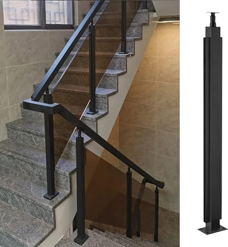 304 Acciaio Inox Vetro Ringhiera Post Ad Alte Prestazioni Piazza Angolo Post per Scale Durevole Alluminio il Sistema Moderno Balcone Ringhiera Soluzione
