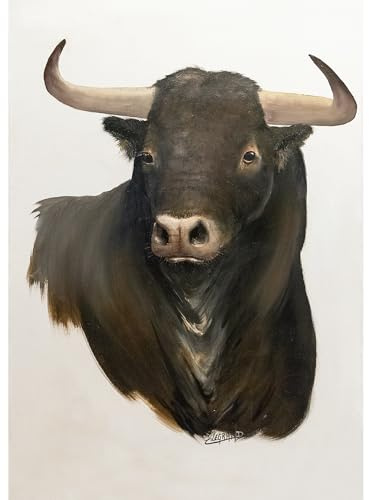 Le Mirada de Vincent Póster retrato de un toro español #1