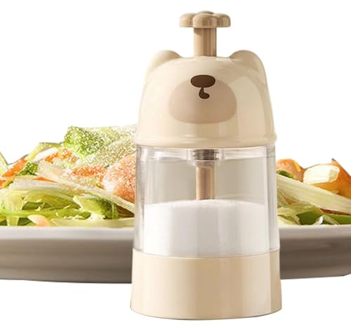 Saliere Da Cucina | Saliera In Vetro Dosatore Da 0,2 Grammi Con Coperchio | Barattolo Di Condimento Quantitativo Per Stoccaggio In Cucina | Per Catering Viaggio Barbecue Picnic Grill