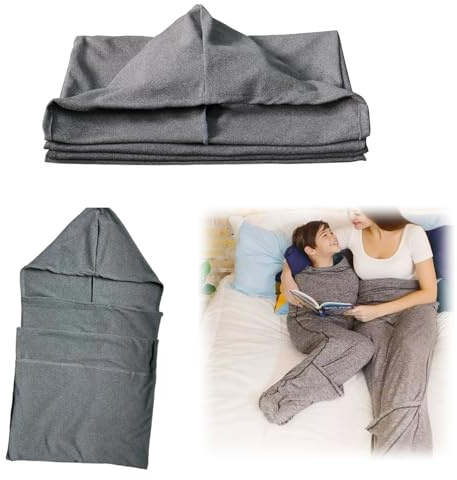 Compression Sleep Sack for Adults – Ultra-Lightweight Wearable Blanket for Stress & Anxiety Relief, Breathable Stretch Fabric Sleep Pod, Hug Pressure Therapy, Lightweight Blanket for Teens & Adults