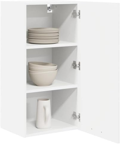 vidaXL Hängeschrank Weiß 40 x 31 x 80 cm Holzwerkstoff