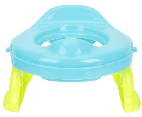 WRITWAA Tragbare Kinder Klapptoilette aus Kunststoff Faltbarer Hygienischer Töpfchensitz für Unterwegs und Auto für Mädchen und Kleinkinder