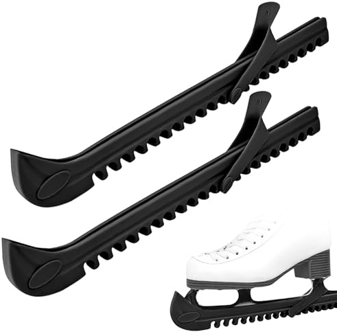 Simsky Protezione per pattini regolabile per hockey su ghiaccio e pattinaggio artistico – Protezione universale per pattini per bambini e adulti, accorciabile
