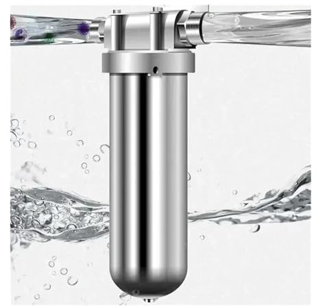 Sistema de filtrado de agua, Purificador de agua de acero inoxidable con prefiltro for uso doméstico, purificador de agua con prefiltro for casa completa, filtración de 4 toneladas(4T -DN15-4 points)