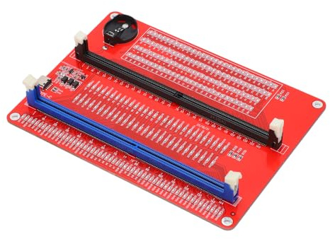 Badafaci DDR5 DDR4 Memory Tester Card with LED Indicator RAM Memory Diagnostic Analyzer for Desktop Computer Laptop Repair Testing Tool PCB Material 155mmx113mm