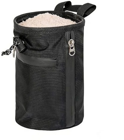 Magnesia-pulverväska – vattentät magnesiaväska med justerbar höftrem, chalkbag för bouldering, för styrketräning gymnastik golf gym bowling bouldering viktlyftning och träning