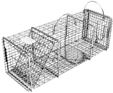 Tomahawk Live Trap Model 603SS - Professional Series Live Trap with Rear Sliding Door for Squirrels, Rats, Muskrats, and Similar Size Animals