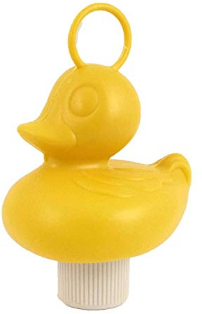 20 Pato Plástico con Gancho - Amarillo (20 Weighted 7cm Plastic Ducks with Hooks - Yellow)