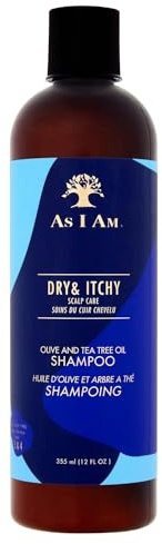 As i am schampo torr och itchy tea tree olja 355 ml/12 oz