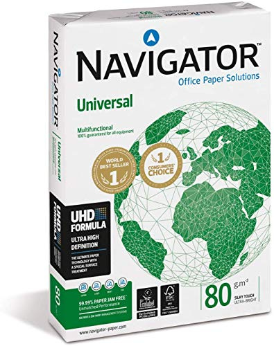 MEDIA WAVE store - Navigateur Rame de papier format A4 500 feuilles de 80g Universal Copy