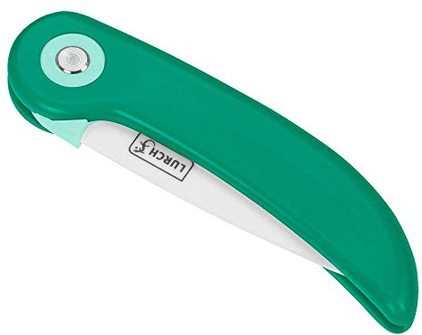 Lurch 10369 Picknick-Klappmesser mit Klinge aus Keramik, Grün