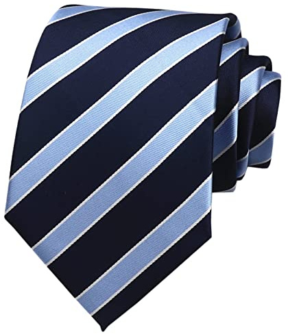 Rosiika Men's Modern Striped Plaid Patterned Formal Ties College Daily Woven Wedding Neckties