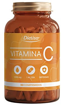 Dielisa - Vitamina C contribuye al Funcionamiento Normal del Sistema Inmunitario, Ayuda a Disminuir Cansancio y Fatiga