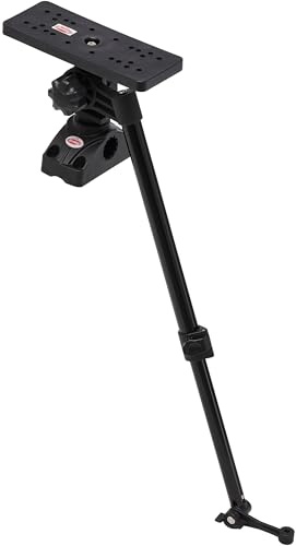 Berkley Fish Finder Holder – Easily House a Fish Finder on Your Inflatable Boat, Belly Boat, or Kayak. Features Extendable and Adjustable Aluminium Transducer Arm, Schwarz