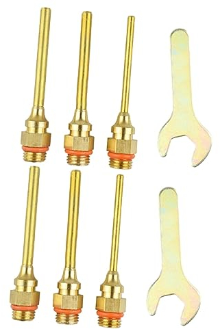 YARNOW 2 Sets Bastelwerkzeug 70 Mm Heißkleberdüse Kupfermaterial mit Schraubenschlüssel und 3 Größen 4 Stück