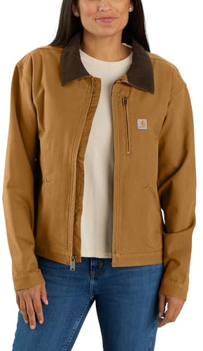 Carhartt Rugged Flex Loose Fit Canvas Detroit Jacket Cappotto Donna