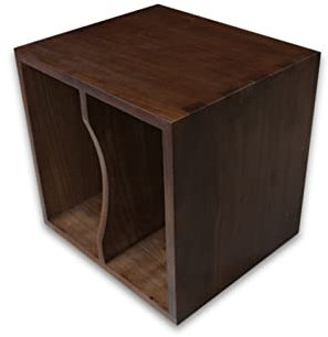 WAOCEO Schallplattenständer Klassischer nostalgischer gestapelter Aufbewahrungsschrank for LPs und Schallplatten, CD-Rack, Audio-Aufbewahrungsschrank CD Aufbewahrung Organizer, YANLI2233-1988