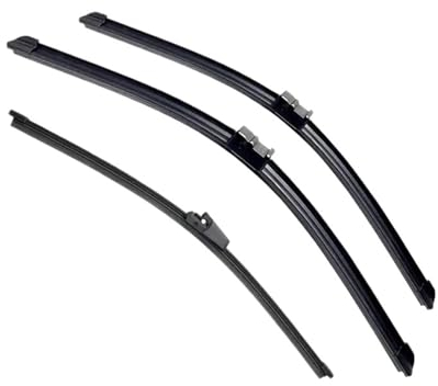 KOLEV Für VW Für Golf Für Plus 5M1 2005-2008 Auto Vorne Hinten Wischer Klingen Scheibenwischer Auto Windschutzscheibe 28 +28 + 13 2006 2007 Ersatzwischblätter(Color:3 wipers)