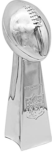 HLUONGTN Fantasy Football Trophäen - Chrom Replicaship Trophäe/32Cm