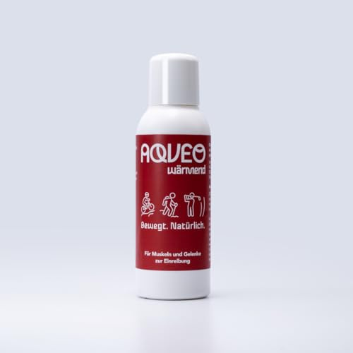 AQVEO Wärmendes Pflegegel | 200 ml | wohltuende Wärme für Muskeln & Gelenke – pflanzliche Pflege mit Latschenkiefer & Nelkenöl“