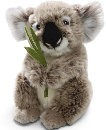 Carl Dick Koala Bär mit Eukalyptus ca. 16cm Plüschtier, Stofftier, Kuscheltier 3612