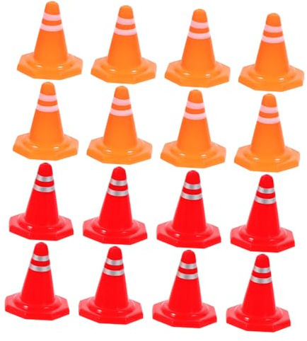 BESPORTBLE Kleiner Verkehrskegelspielzeug Für Kinder 30 Stück Robustes Pp Material Rot Und Orange Sandkastenzubehör Zum Spielerischen Verkehrserlernen