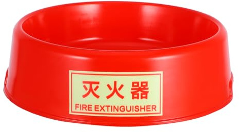 NUOBESTY Soporte de Plástico Ignífugo para Extintores de Incendios Base Estable y Diseño Resistente para Almacenamiento Seguro Hogar Oficina