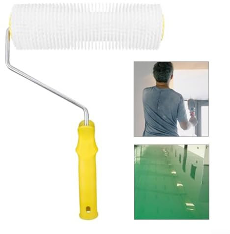 Rullo spillo di antischiuma dello strumento della spazzola del pavimento del cemento del massetto per rimozione efficiente della bolla