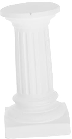 SOLUSTRE Plaster Statue Ornaments Roman Column Model Classic Table Decor for Wedding Entry Way Home Decorations Pillars Artistic Roman Pillar Decor House Decoration Sculptures