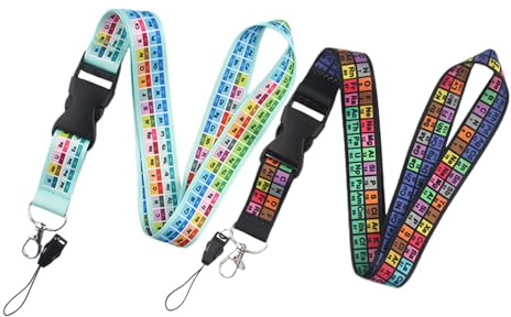Healvian Lanyard pour Smartphone en Polyester et Plastique, Lot de 2 Pièces, Porte-téléphone Anti-perte Facile à Installer, pour DIY et Présents Créatifs