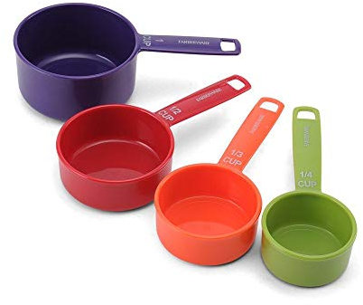 Farberware Measuring Cup Set, 4-Piece, Black