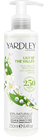 Yardley Of London Lily of the Valley Silky Smooth Body Lotion for her 250ml, Pack of 1