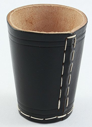 Weible Würfelbecher, Leder, Schwarz, Gaming, Becher, Trinkbecher, 1 Stück