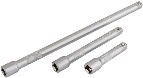 Draper 16425 Square Drive Extension Bar 3 Pieces Set, 3/8 Length , Blue