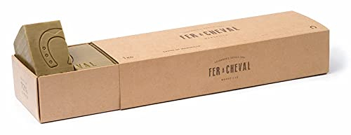 Fer à Cheval, echte Marseiller Seife mit Olivenöl, 1 kg (bereits in 6 Seifenstücke geschnitten)