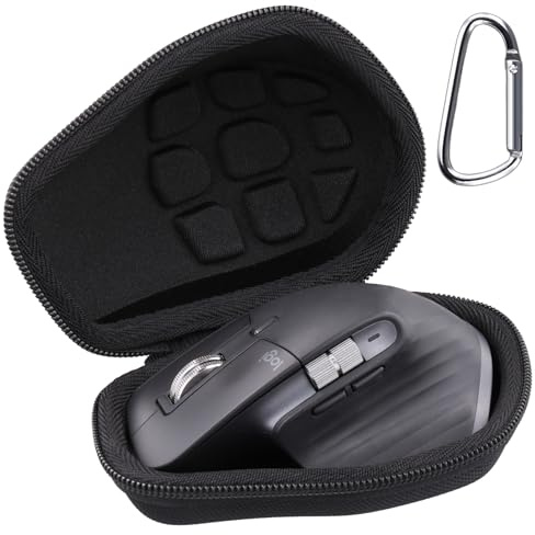 Aenllosi Hard Protective Case for Logitech MX Master 4/3/3S, Black | Fit for Logitech MX Master 4/3/3S, Also Fits Logitech MX Master 2S Wireless Mouse, EVA Hard Shell Protection