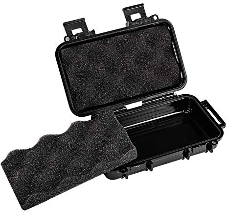 YHG wasserdichte und stoßfeste Überlebensbox aus Hartplastik, Schutzhülle für Festplatten, Handy-Transportbox, luftdichte Aufbewahrungsbox