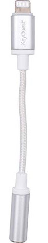 KEYOUEST Adapter Lightning to Mini Jack 3.5MM White