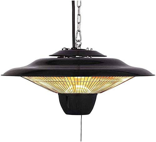 Calentador Eléctrico Colgante Para Patio Al Aire Libre 1500w Calentador De Techo Para Balcón Protección Contra El Sobrecalentamiento Propina-Apagado Excesivo Calentador Halógeno Para Patio Garaje-A