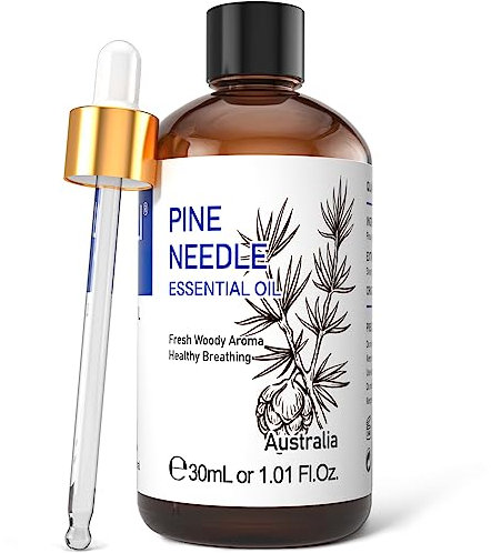 HIQILI Pine Essential Oil 30ML, 100% Natural Aromatherapy Oil for Face, Candle Making, Diffuser, Skin&Hair - 1 Fl Oz