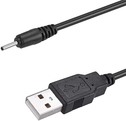 NEORTX USB auf DC 2,0 mm Kabel, 1 m, USB 2.0 Typ A Stecker auf DC 2,0 mm x 0,6 mm 5 Volt DC Jack Power Adapter Stecker Ladekabel