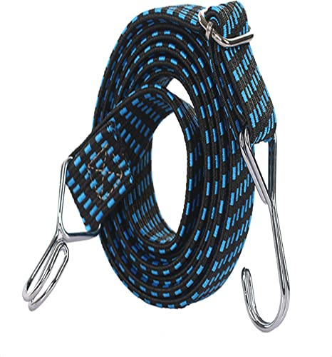Spanngummi mit Haken, verstellbar Expander Gummiband Gepäckspanner Breit, Spanngurte Gummi mit Haken lang 300cm