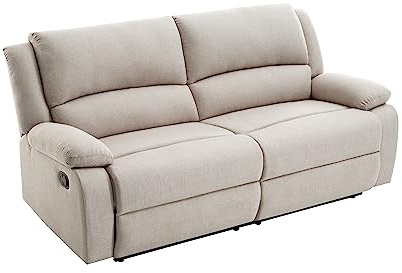 LOUNGITUDE Sofas, Holz, Beige, 193 x 93 x 96 cm