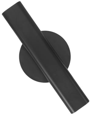 Schwarz Wandvase aus Metall für Blumen und Stecklinge zur Wanddekoration