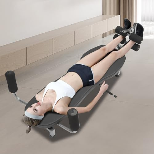 RüCkenstreck Traktions Inversionstisch Zervikales Holz WirbelsäUle RüCken Stretcher RüCkenmassage Traktion Lumbar Bank Inversionsbank RüCkentrainer RüCkenstrecker für Gewichtsabnahme körperformende